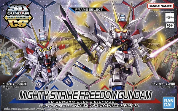 Mighty Strike Freedom Gundam - Mobile Suit Gundam SEED Freedom - SD Gundam Cross Silhouette Modelkit - Bandai Spirits