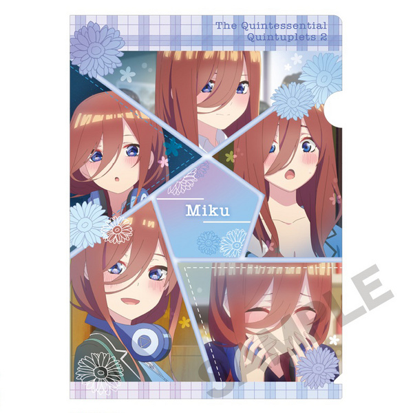 Miku Scenes - The Quintessential Quintuplets Season 2 - Clear File / Aktenhülle A4 -  Crux