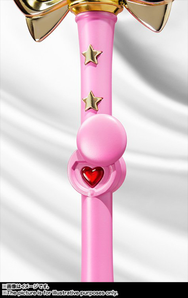  Mondstab der Liebesmacht / Kosmisches Zepter der Mondherzen - 1/1 Spiral Heart Moon Rod - Proplica