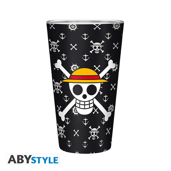 Monkey D. Ruffy 400 ml Glas - One Piece - AbyStyle