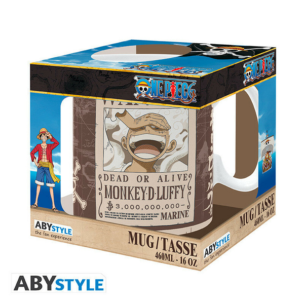 Monkey D. Ruffy "Wanted" - One Piece - Tasse - 460 ml - AbyStyle