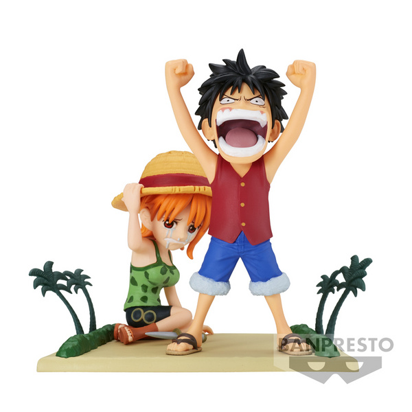 Monkey D. Ruffy & Nami - One Piece - WCF Log Stories - Banpresto