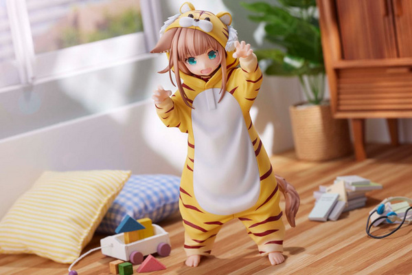 Tora Kinako: Palette Dress-Up Collection - My Cat Is a Kawaii Girl - Statue - Golden Head