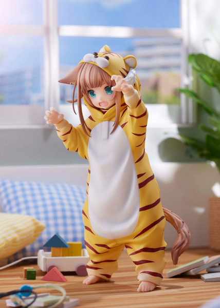 Tora Kinako: Palette Dress-Up Collection - My Cat Is a Kawaii Girl - Statue - Golden Head