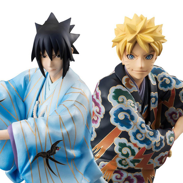 Naruto Uzumaki und Sasuke Uchiha - Kabuki Edition Doppelset - Megahouse G.E.M.