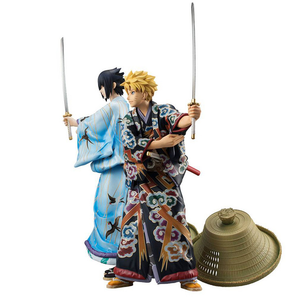 Naruto Uzumaki und Sasuke Uchiha - Kabuki Edition Doppelset - Megahouse G.E.M.