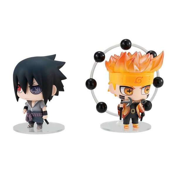 Naruto Uzumaki und Sasuke Uchiha - Naruto Chimi Mega Buddy Doppelpack - Megahouse