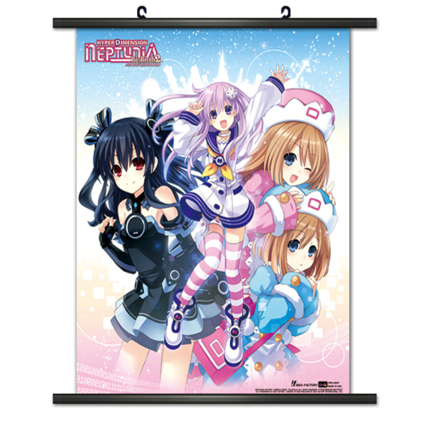 Nepgear, Noire, Rom & Ram- Wallscroll - Hyperdimension Neptunia - 28547