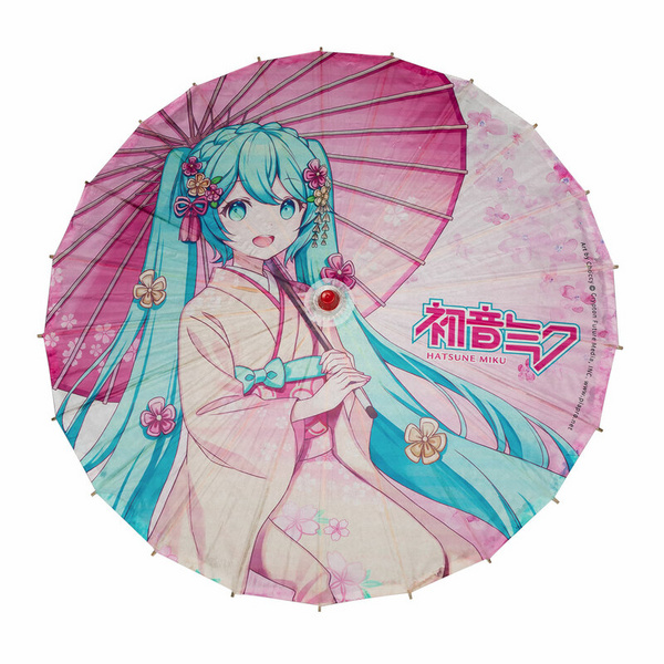 Hatsune Miku - japanischer Papier-Sonnenschirm - Sakami