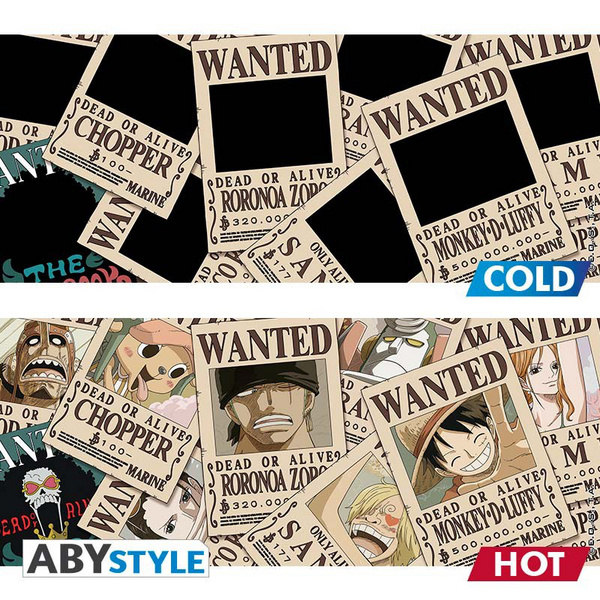 ONE PIECE - Wanted - Tasse (460 ml) - Abystyle