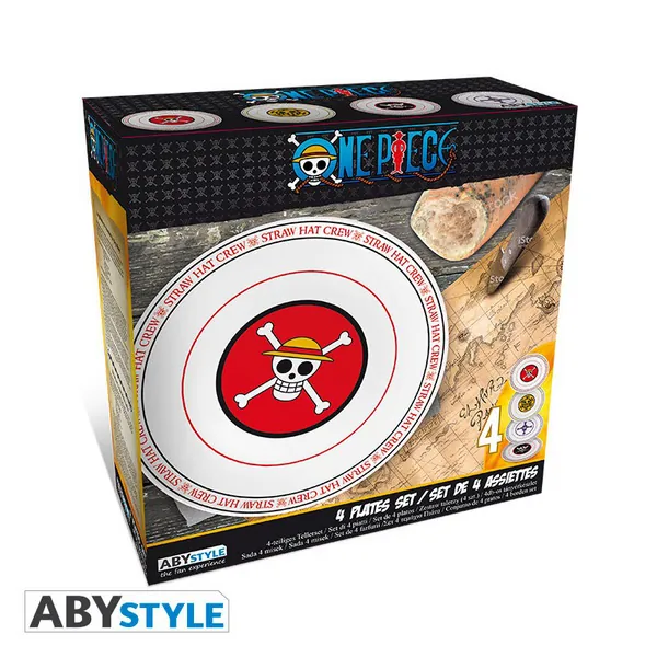 One Piece - Teller Set - Piraten Emblem - AbyStyle