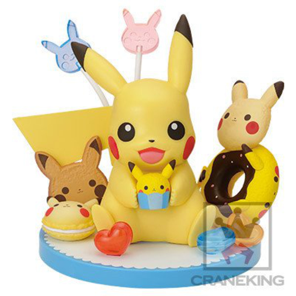 Pikachu - Pokémon Tea Party Diorama Figur