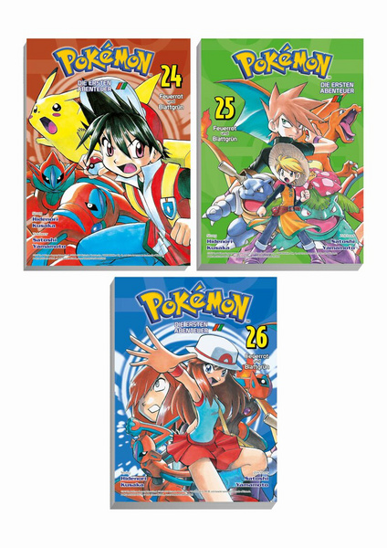 Pokémon – Manga Pack 07 – Bundle 7: Feuerrot und Blattgrün