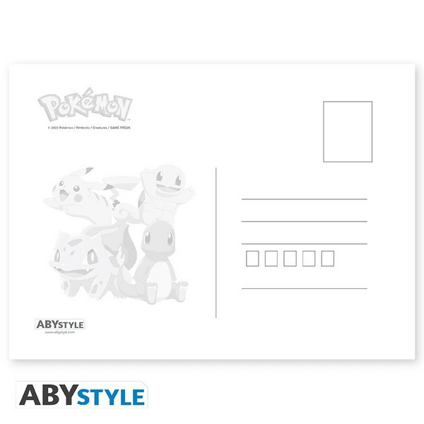 Pokémon - Postkarten - Gen 1 Starters - AbyStyle