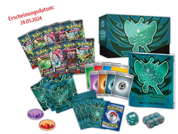 Pokémon TCG - Karmesin & Purpur Maskerade im Zwielicht Top Trainer Box