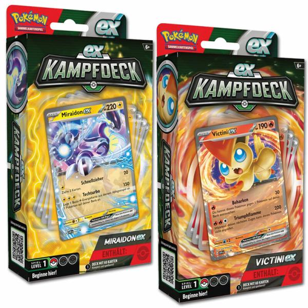 Lucky Box - Pokemon TCG - Pokemon Ex-Kampfdeck - Victini/Miraidon - (deutsch)