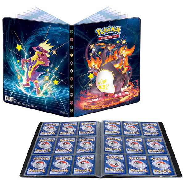 Pokemon TCG Sammelalbum - 9-Pocket Portfolio - Schwert&Schild Glänzendes Schicksal 4.5 für 180 Karten Ultra Pro 