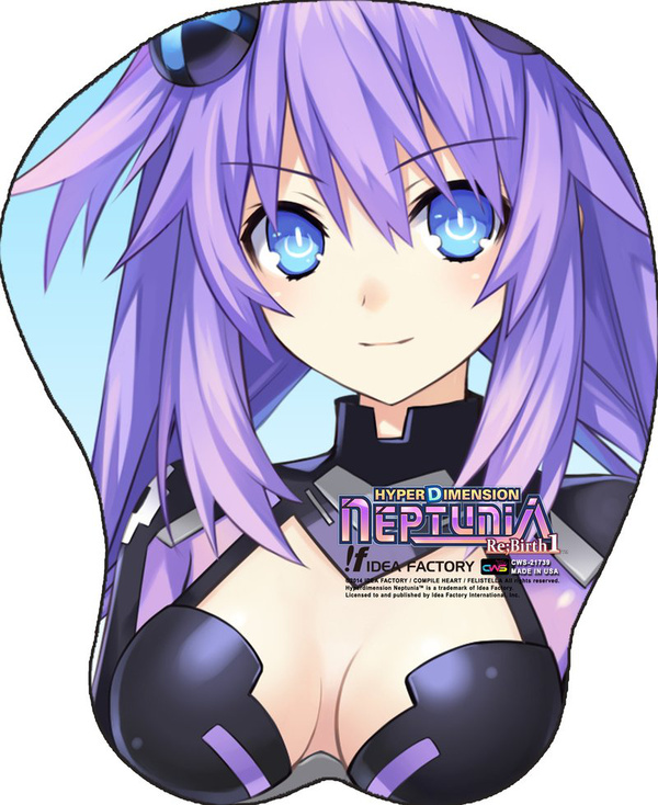 Purple Heart - 3D Mouse Pad / Oppai Mouse Pad - Hyperdimension Neptunia - 21739