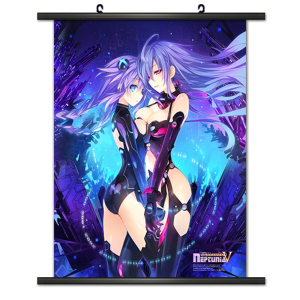 Purple Heart & Iris Heart - Wallscroll - Hyperdimension Neptunia - 80520