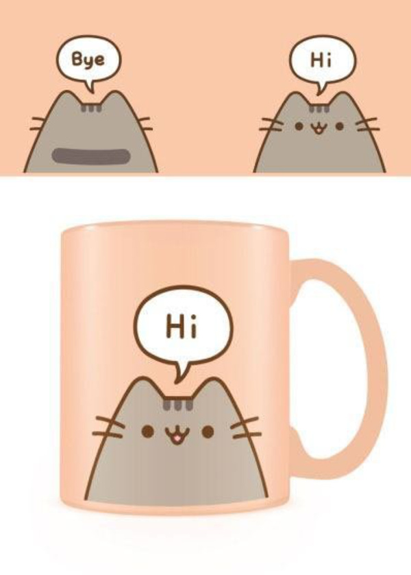 Pusheen Tasse Hello Goodbye