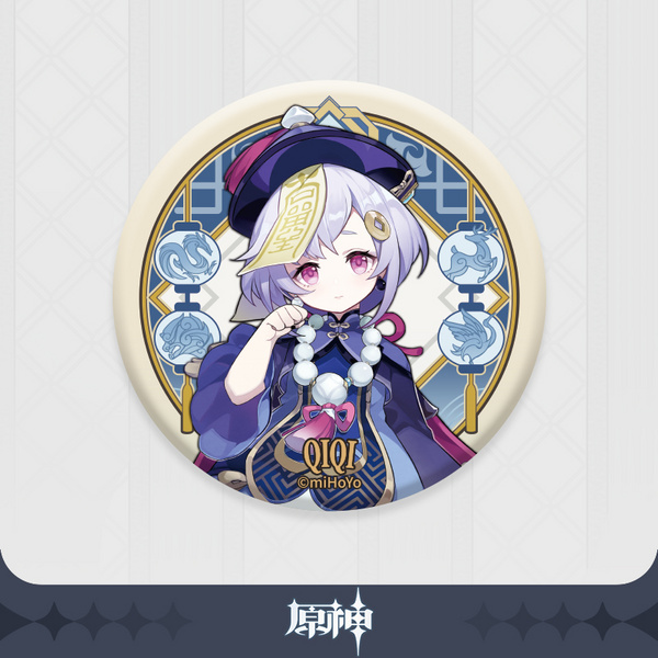 Qiqi - Genshin Impact - Liyue Harbor Series Chara Can Badge