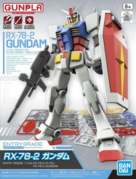 RX-78-2 Gundam - Entry Grade 1/144 - Modelkit - Bandai Spirits