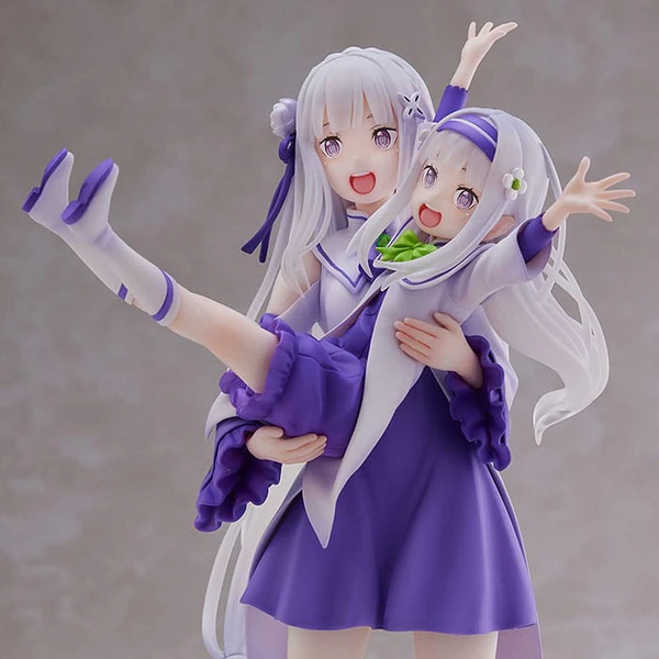 Emilia & Childhood Emilia - Re:Zero - Statue 1/7 - Sega