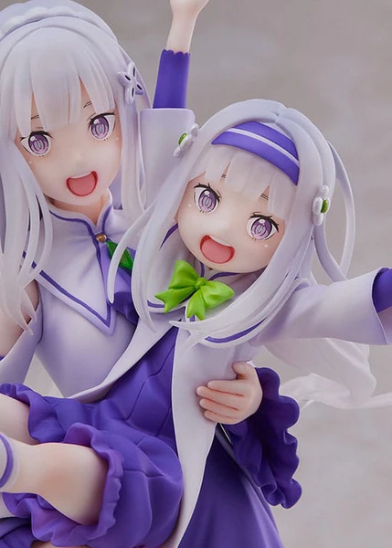 Emilia & Childhood Emilia - Re:Zero - Statue 1/7 - Sega