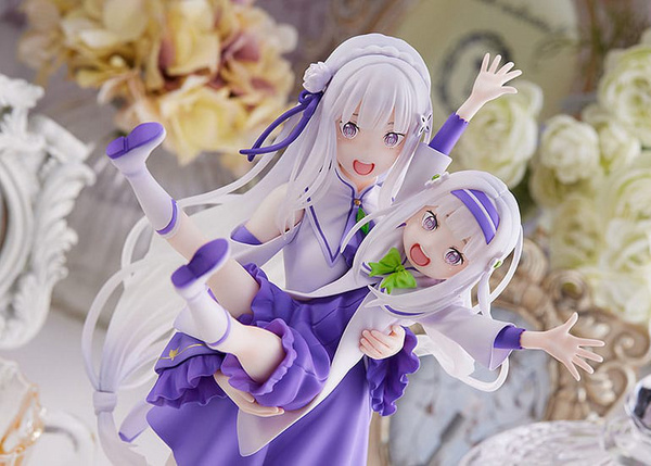 Emilia & Childhood Emilia - Re:Zero - Statue 1/7 - Sega