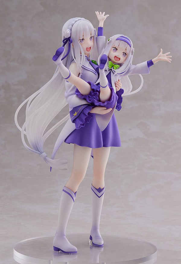 Emilia & Childhood Emilia - Re:Zero - Statue 1/7 - Sega