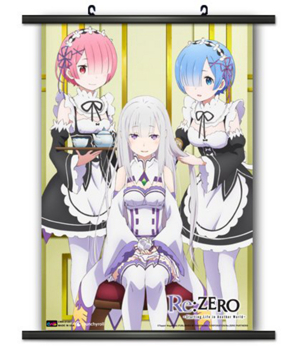 Rem, Ram & Emilia - Wallscroll - Re:Zero - 21357