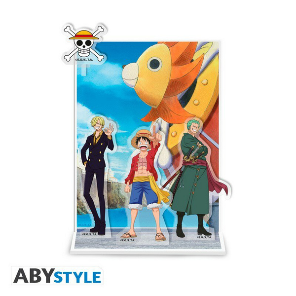 Ruffy, Sanji, Zorro (Trio) - One Piece - Acryldiorama - AbyStyle