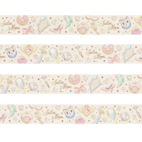 Sailor Moon - Klebeband / Washi Tape /Masking Tape - Broschen - Symbole - Talismane