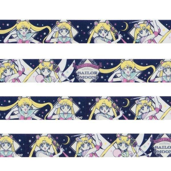 Sailor Moon - Klebeband / Washi Tape /Masking Tape - schwarzer Hintergrund