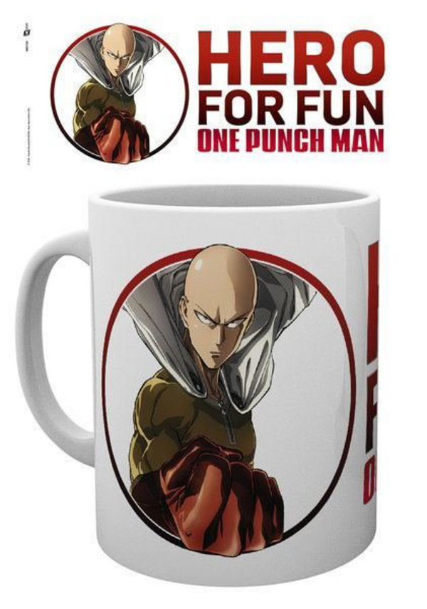 Saitama - Hero for Fun - One Punch Man Tasse