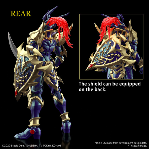 Schwarz glänzender Soldat - Yu-Gi-Oh! Figure-rise Standard Amplified Model Kit - Bandai Spirits