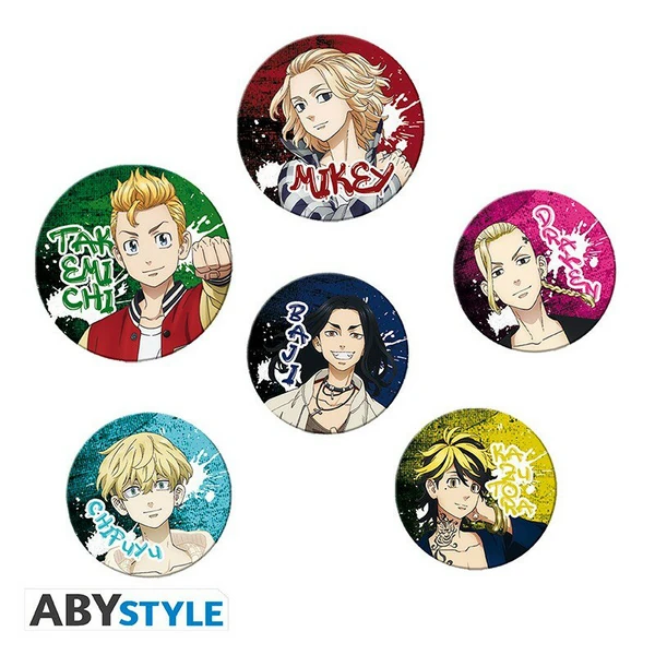 Tokyo Revengers - Button Set (Toman Gang) - AbyStyle