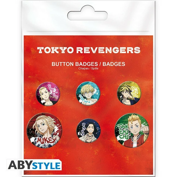 Tokyo Revengers - Button Set (Toman Gang) - AbyStyle