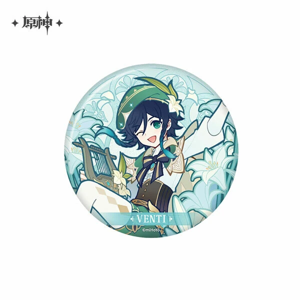 Venti - Genshin Impact - Button (Windblume's Breath Series) - miHoYo