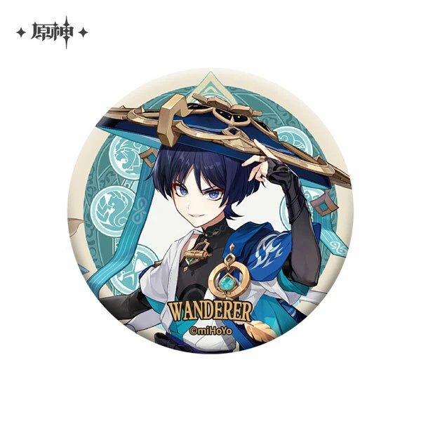 Wanderer - Genshin Impact - Button (Sumeru City Series) - miHoYo