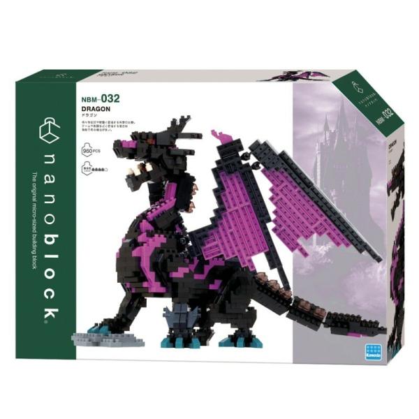 Westlicher Drache Dragon (Dinosaur Deluxe Edition) // Real Hobby / Middle Series NANOBLOCK - NBM-032 