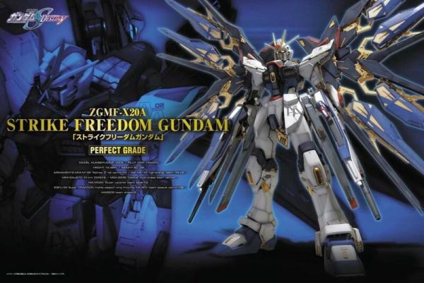 ZGMF- X20A Strike Freedom Gundam - PG 1/60 - Mobile Suit Gundam - Bandai Spirits