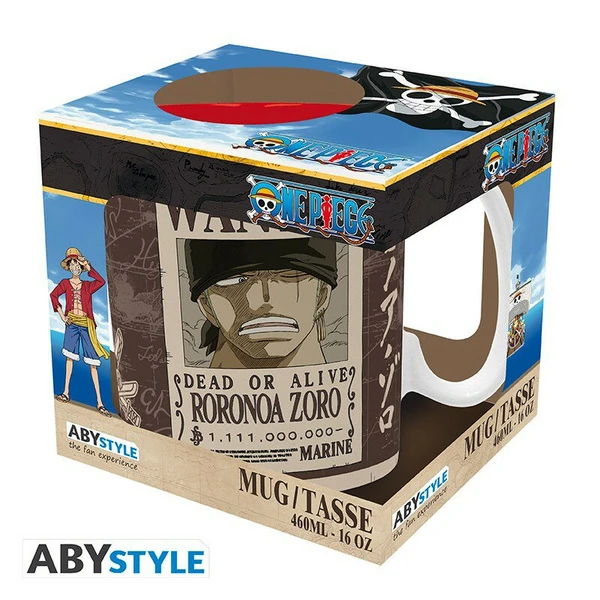 Zorro "Wanted" - One Piece - Tasse - 460 ml - AbyStyle