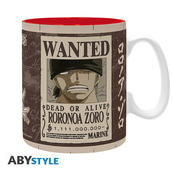 Zorro "Wanted" - One Piece - Tasse - 460 ml - AbyStyle