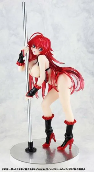 Rias Gremory - Pole Dance - Black - Kaitendoh