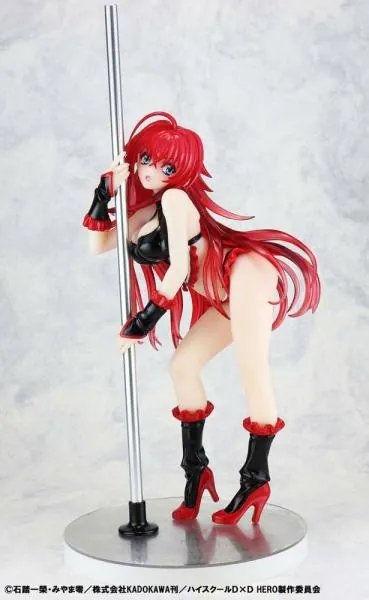 Rias Gremory - Pole Dance - Black - Kaitendoh