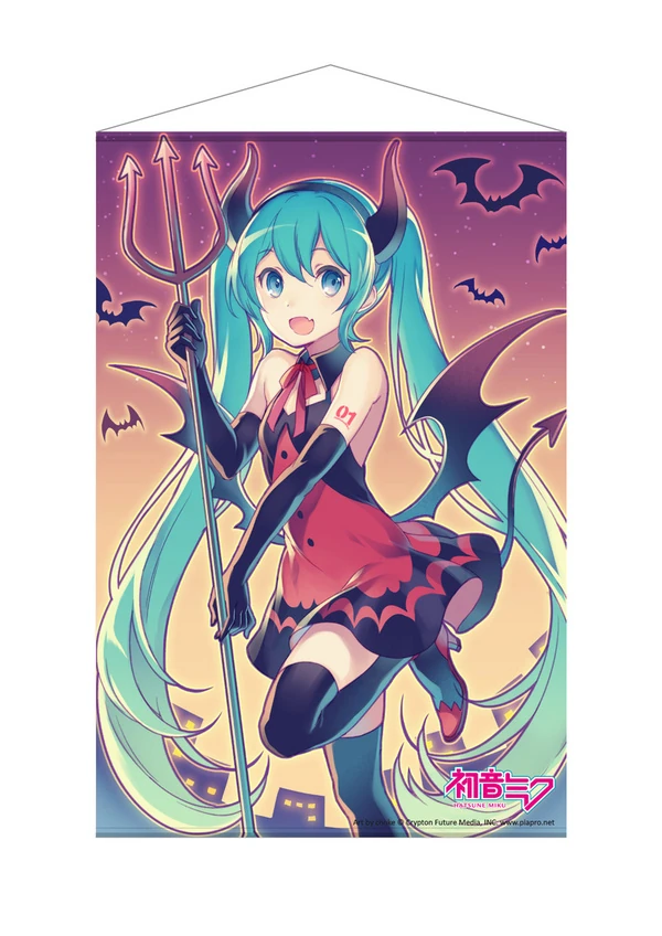 Vocaloid Wallscroll Miku Hatsune Halloween #2 60 x 90 cm