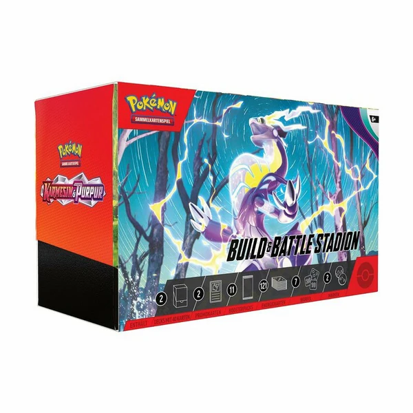 Pokemon TCG - Build & Battle Stadion - Karmesin & Purpur - DE