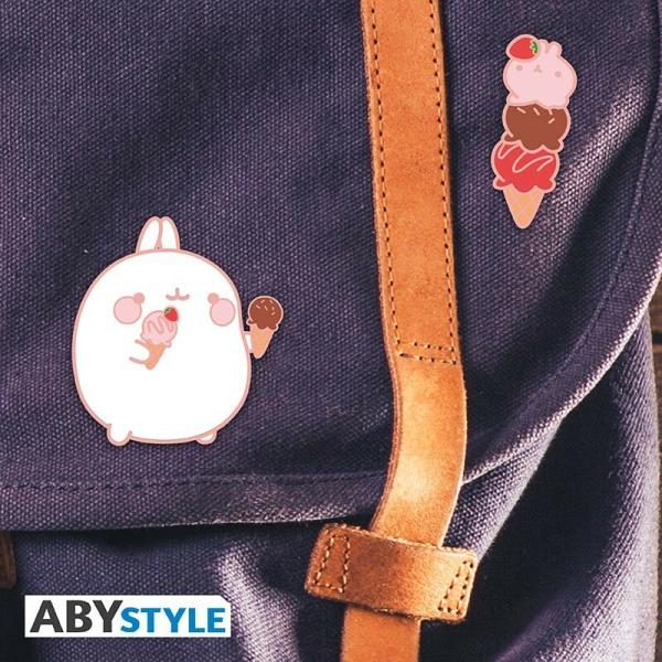 "Ice cream" - Molang - Pin Set - AbyStyle