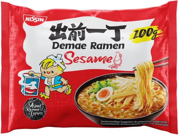 Instant-Nudeln - Demae Ramen mit Sesam von Nissin